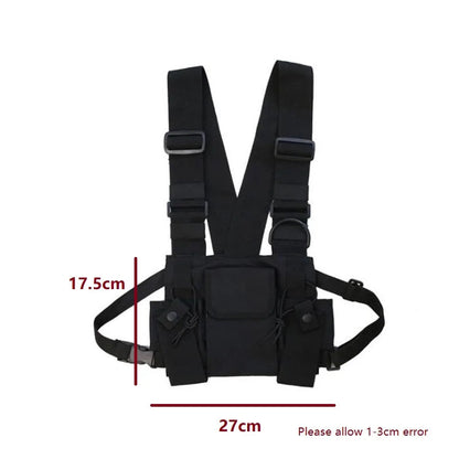 Taktische Hip Hop Streetwear-Weste WEM Support (www.WEM.support)