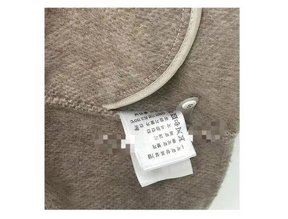 Fox Fur Elegant Double-sided Cashmere Coat WEM Support (www.WEM.support)