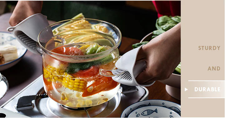 Luvas de Forno de Silicone Espessas