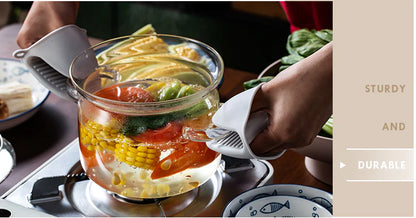 Luvas de Forno de Silicone Espessas