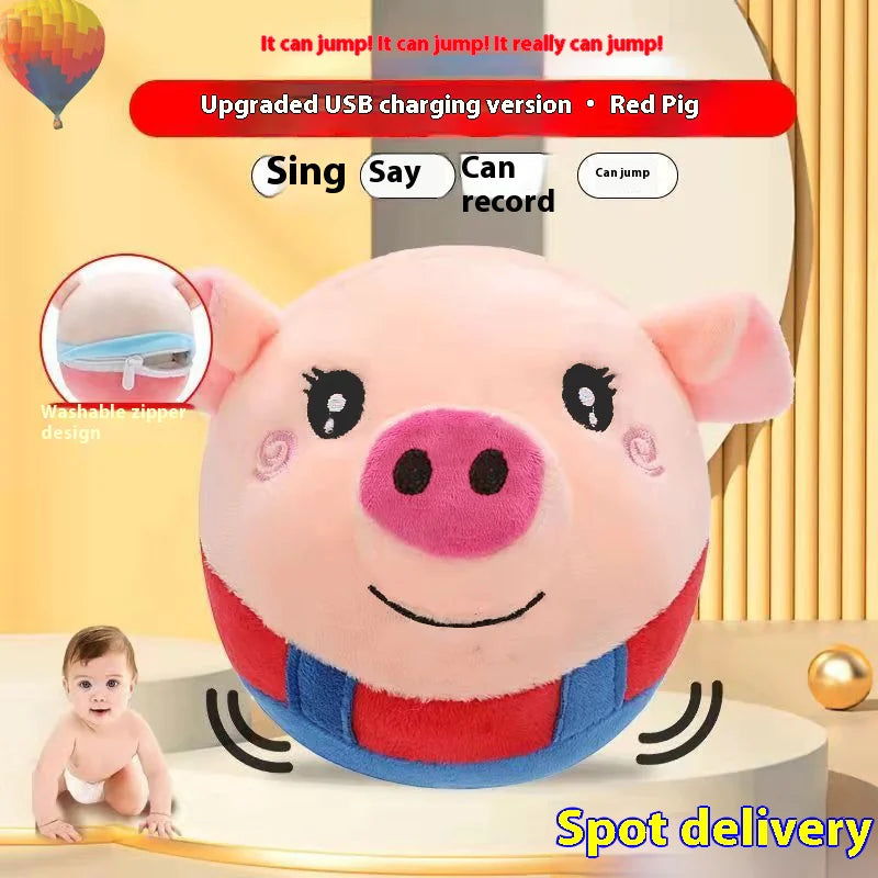 Jumping Ball Plush Beating Toy WEM Support (www.WEM.support)