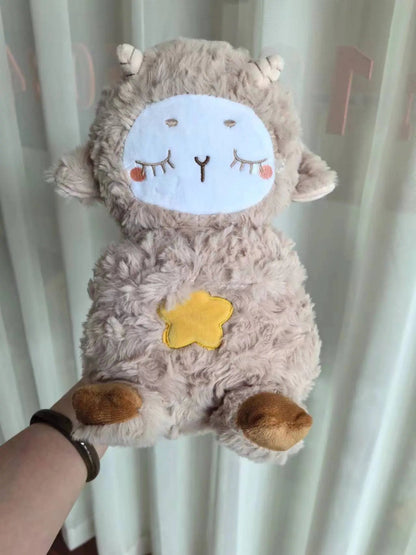 Otter de Pelúcia Musical Máquina de Som Soothe 'n Snuggle Portátil com Detalhes Sensoriais, Música, Luzes e Movimento de Respiração Rítmica WEM Support (www.WEM.support)