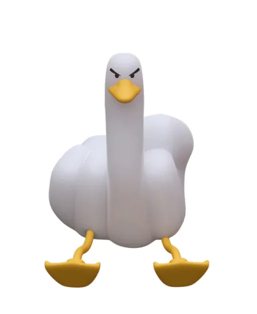 Rechargeable Middle Finger Duck Night Light WEM Support (www.WEM.support)