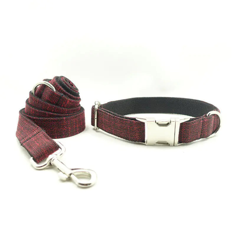 Collar Rojo de Cordura para Perros con Hebilla Metálica HejK.com Marketplace LLC
