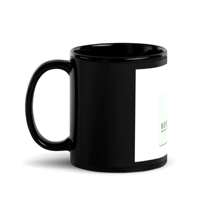 Glossy Black Coffee Mug - Catch Cards