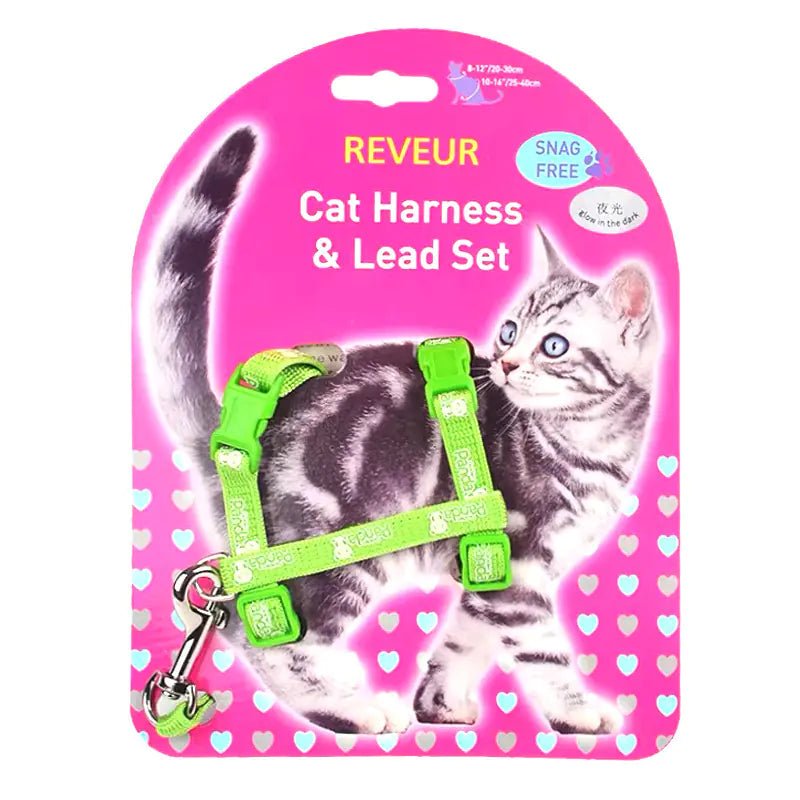 GlowStrap Cat Safety Harness - Catch Cards
