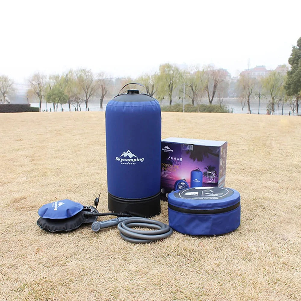 Outdoor Portable Inflatable Camping Shower WEM Support (www.WEM.support)