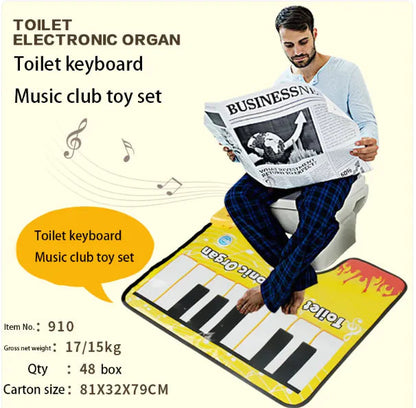 Tapete Musical para Banheiro com Teclado Elétrico Sensível ao Toque WEM Support (www.WEM.support)