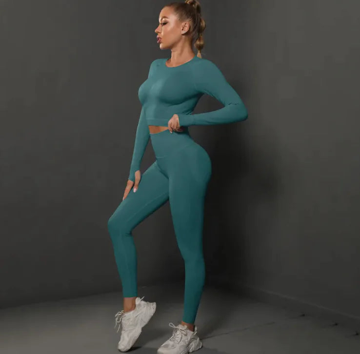 Knitted Yoga Pants Suit WEM Support (www.WEM.support)
