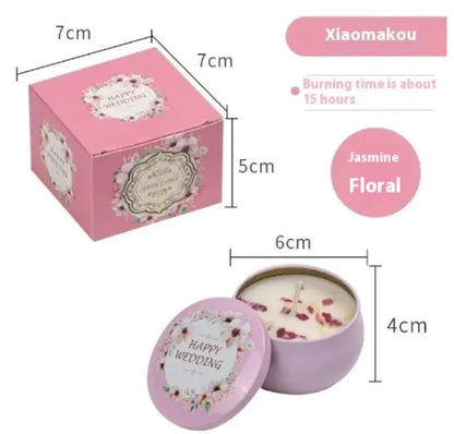 Dried Flower Fragrance Candle Flower Fragrance Incense Candle WEM Support (www.WEM.support)