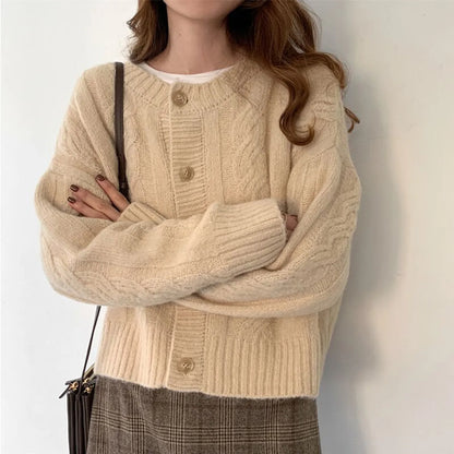 Knitted Sweater Cardigan Jacket