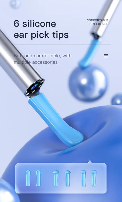 Dispositivo Endoscópio de Limpeza de Ouvido Visual HejK.com