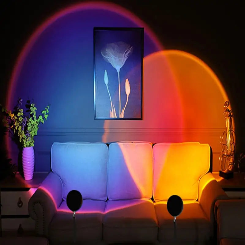 Sunset-Inspired LED Lamp WEM Support (www.WEM.support)