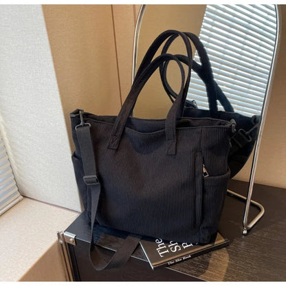 Autumn And Winter Corduroy Women's Bag WEM Support (www.WEM.support)