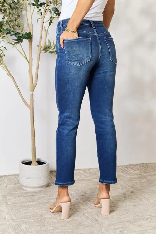 Distressed Cropped Jeans WEM Support (www.WEM.support)