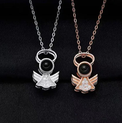 100 Languages Angel Projection Necklace