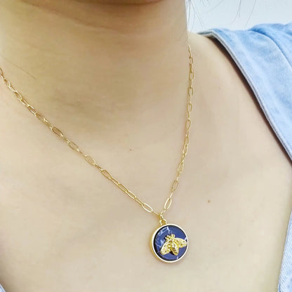 Bee On The Jewel Necklace WEM Support (www.WEM.support)