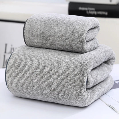 Bamboo Charcoal Coral Fleece Towel Duo HejK.com Marketplace LLC