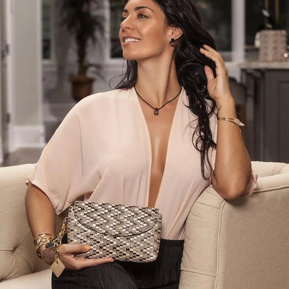 Phoenix Clutch-Tan / Midnight Black WEM Support (www.WEM.support)