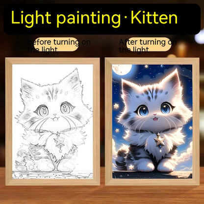 Glowing Pet Decorative Paintings WEM Support (www.WEM.support)