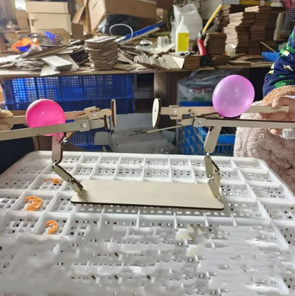 Handmade Wooden Toy - Catch Cards