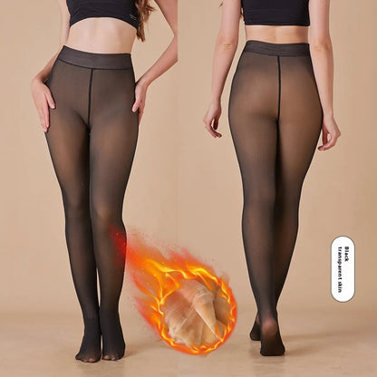 Sheer Fleece-Lined Leggings WEM Support (www.WEM.support)