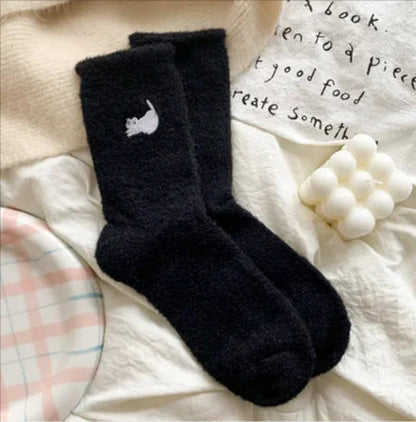 Women’s Thickened Plus Velvet Mid-Calf Warm Socks WEM Support (www.WEM.support)