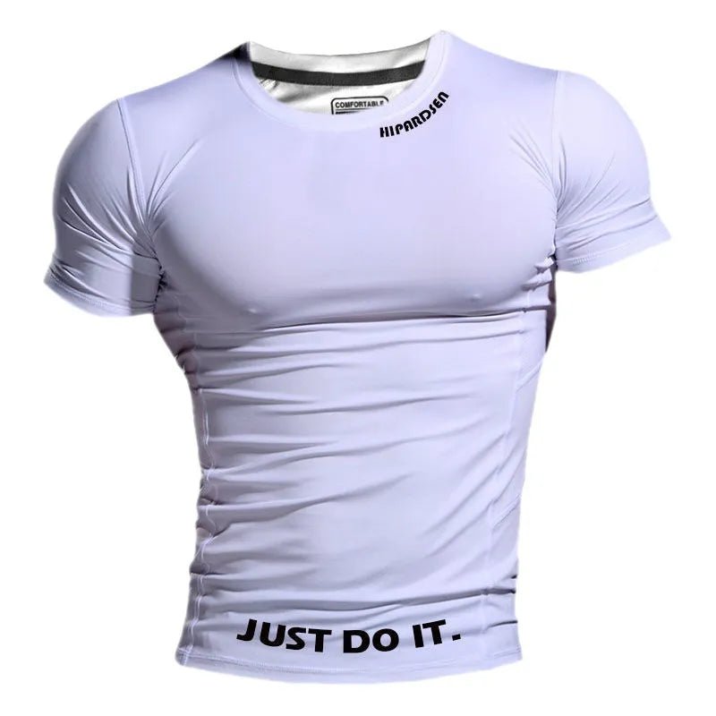 High Elastic Quick - drying Fitness Shirt - Catch Cards