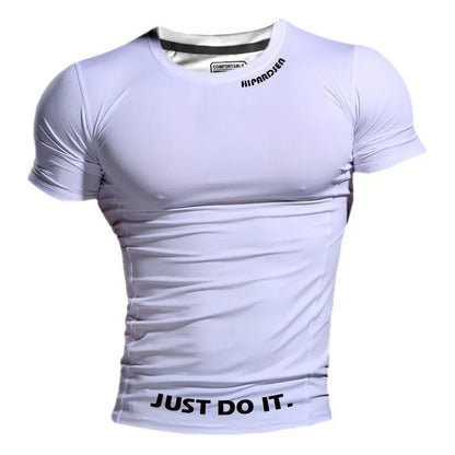 High Elastic Quick - drying Fitness Shirt - Catch Cards