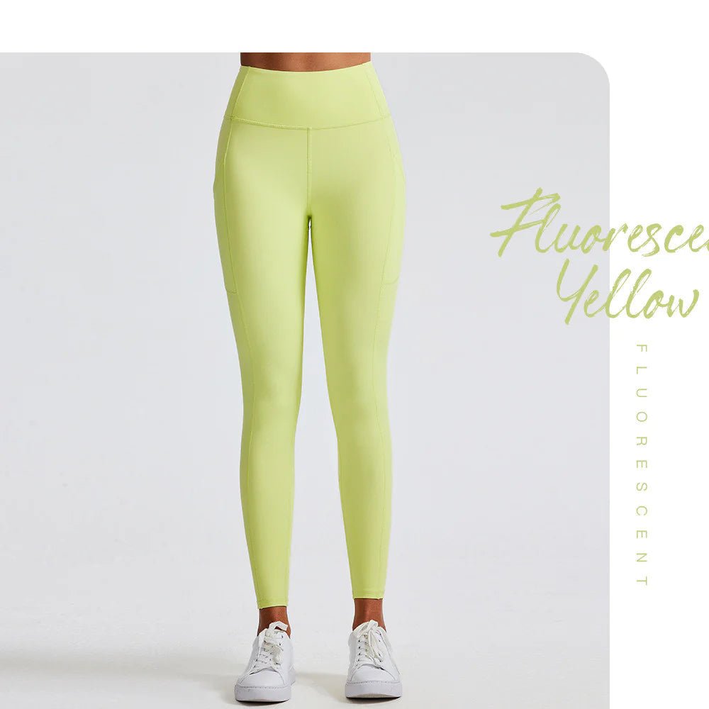 High Waist Slimming Leggings - Catch Cards