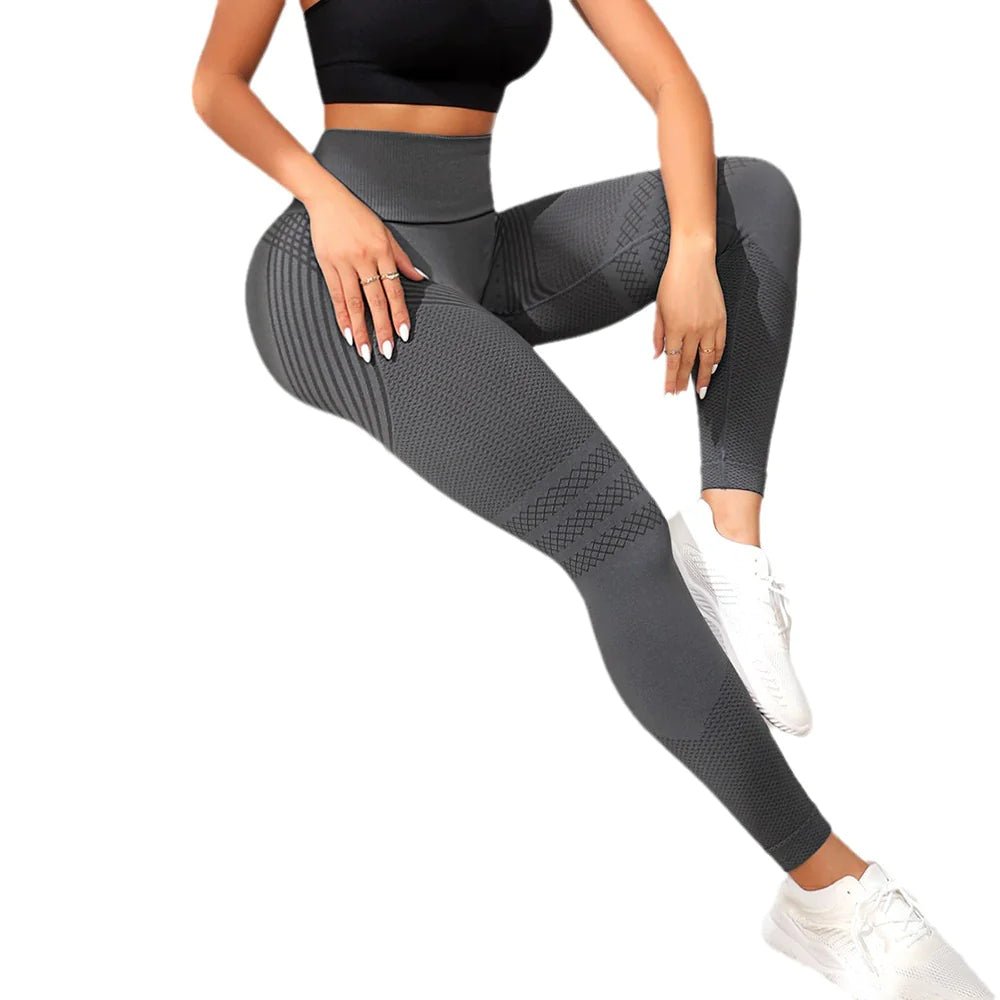High - Waisted Sports Leggings - Catch Cards