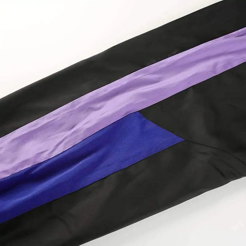 Gestreifte High-Waist Sport Jogginghosen WEM Support (www.WEM.support)