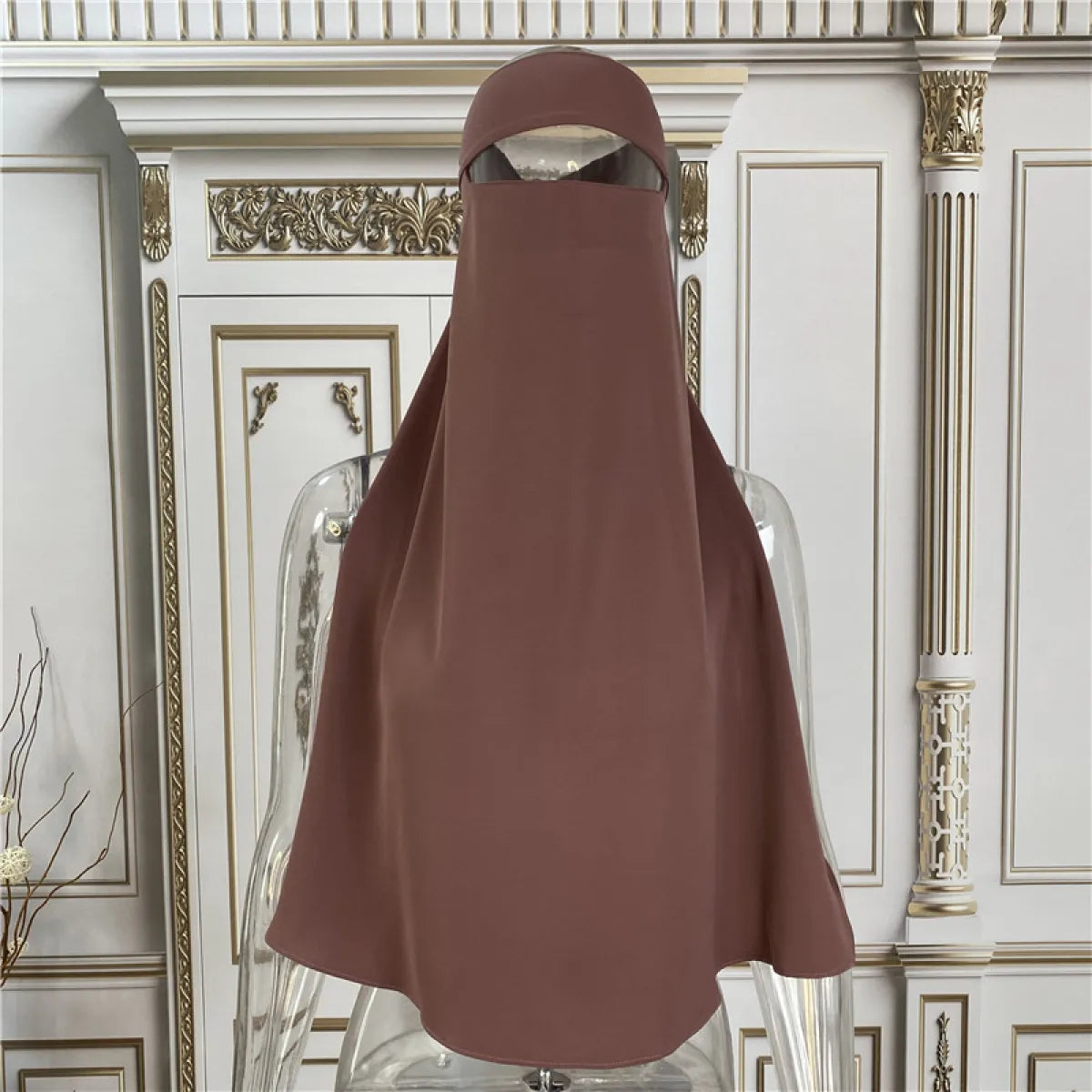 Fashion Solid Color Women's Veil WEM Support (www.WEM.support)