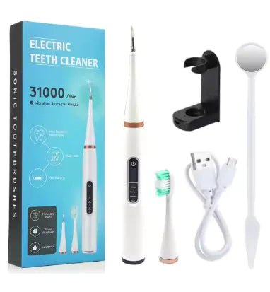 Household Ultrasonic Six - in - one Electric Teeth Cleaner - Catch Cards
