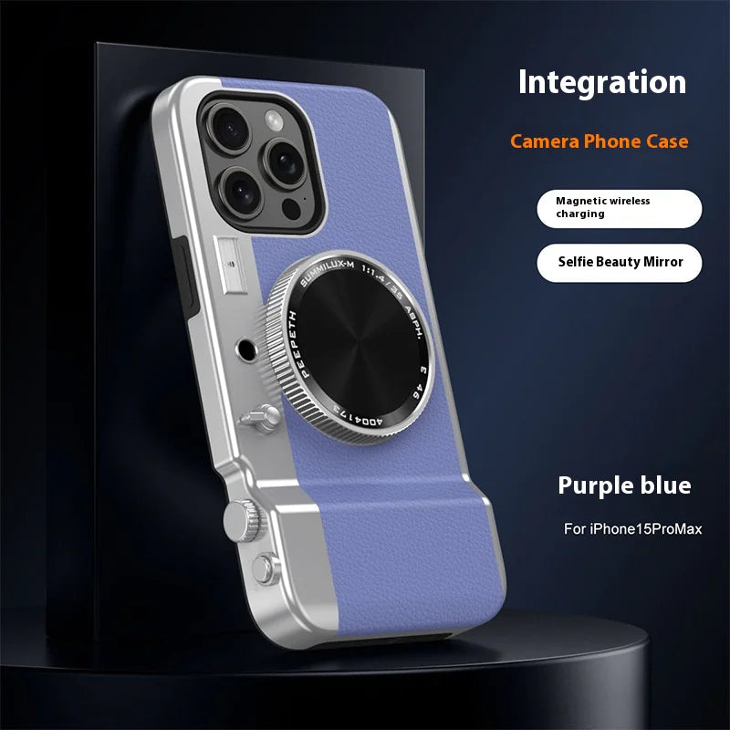 Bluetooth Camera Magnetic Mirror Phone Case WEM Support (www.WEM.support)