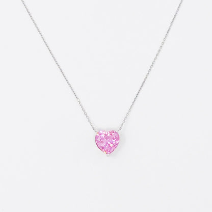Absolute Beauty Sterling Silver Heart Necklace WEM Support (www.WEM.support)