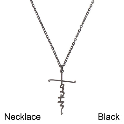 Fashion Faith Stainless Steel Pendant WEM Support (www.WEM.support)