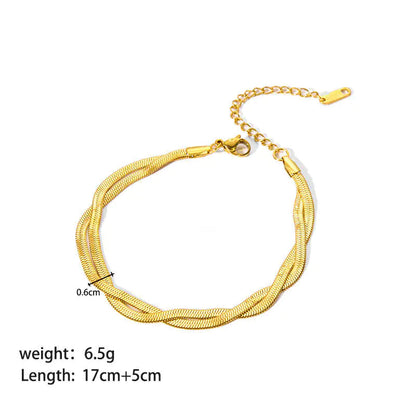 Stainless Steel Ornament Bracelet Female WEM Support (www.WEM.support)