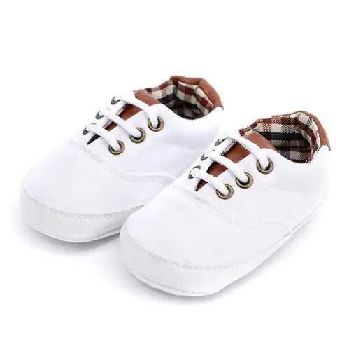 Solid color casual lace soft bottom baby canvas shoes baby shoes toddler shoes WEM Support (www.WEM.support)