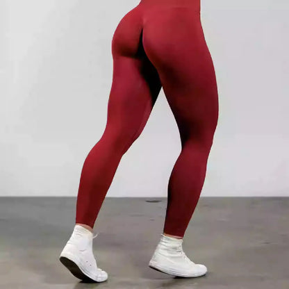 Three-stage Hip Lifting Seamless Low Waist Yoga Trousers Fitness WEM Support (www.WEM.support)