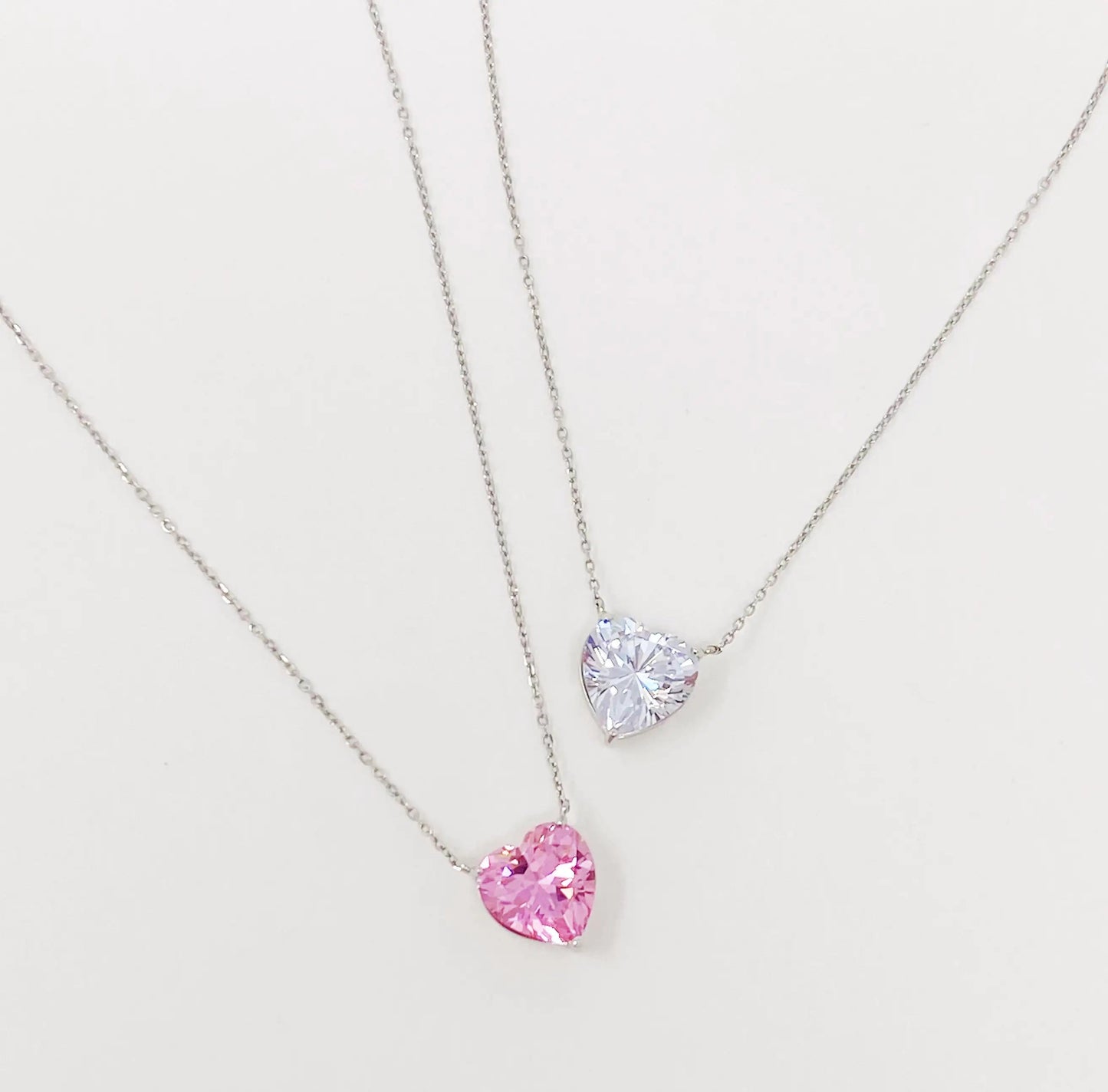 Absolute Beauty Sterling Silver Heart Necklace WEM Support (www.WEM.support)