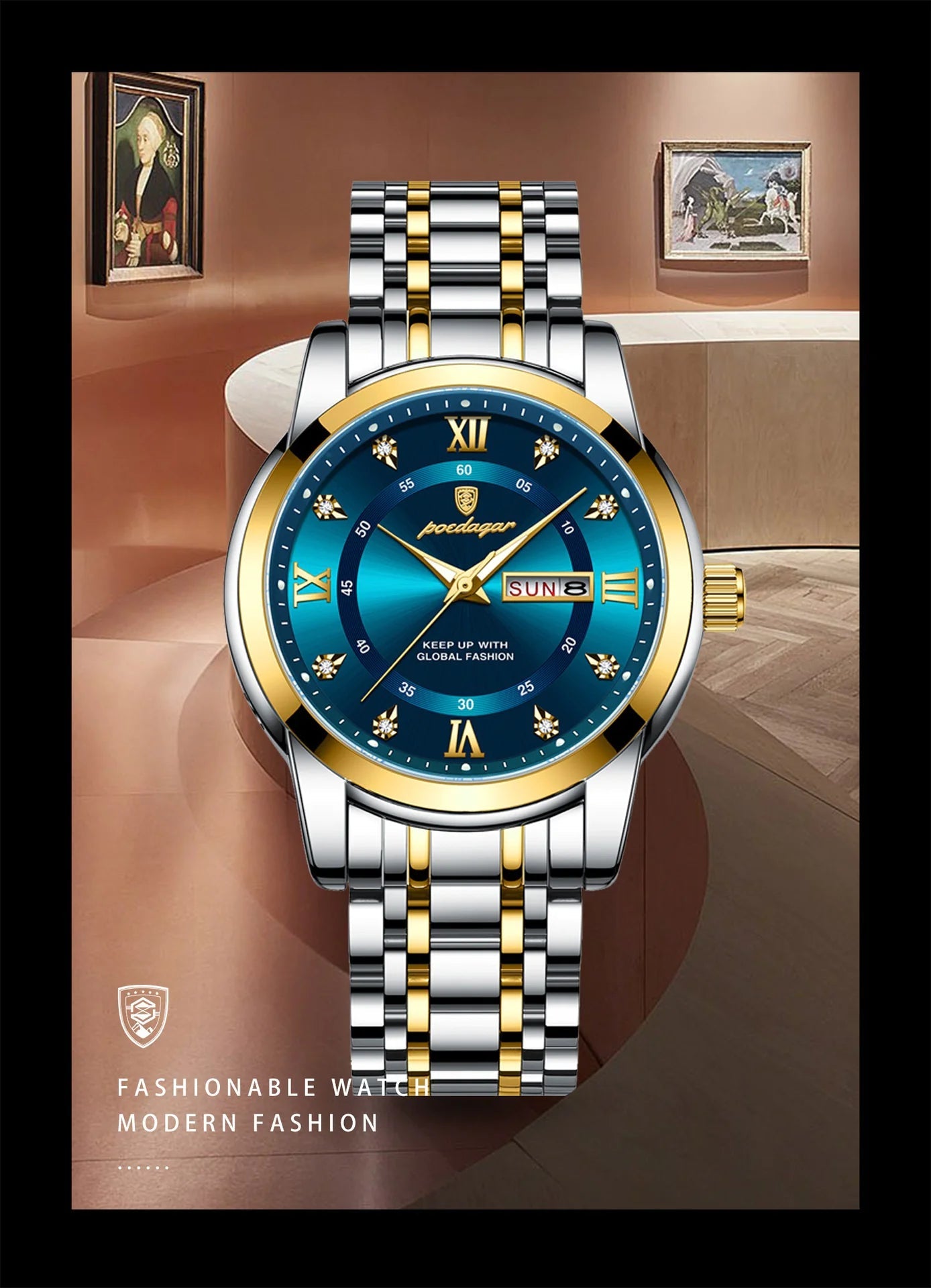 Waterproof Luminous Men's Watch WEM Support (www.WEM.support)