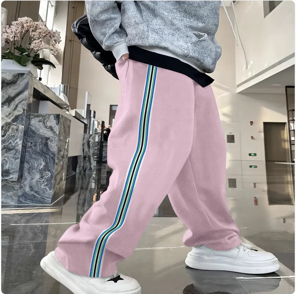 Men's Plaid Casual Sports Trousers