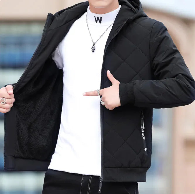 Plaid Fleece Padded Jacket WEM Support (www.WEM.support)