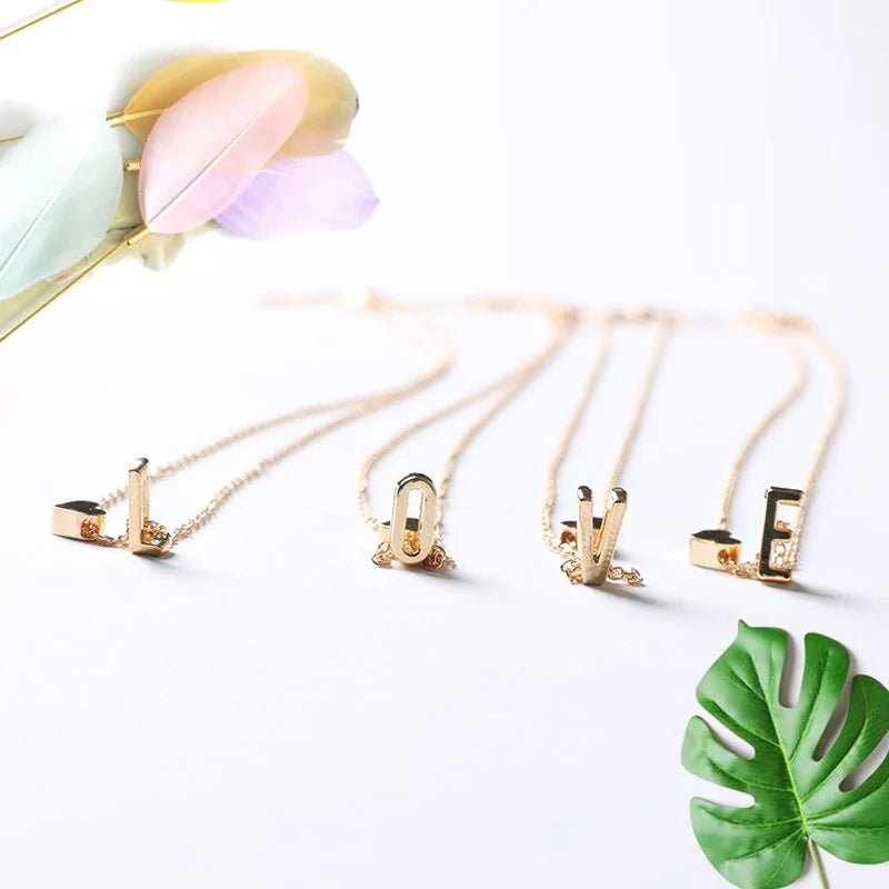 Women's Best Friend Letter Pendant WEM Support (www.WEM.support)