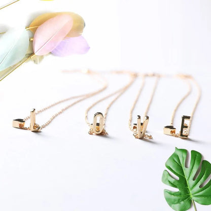 Women's Best Friend Letter Pendant WEM Support (www.WEM.support)