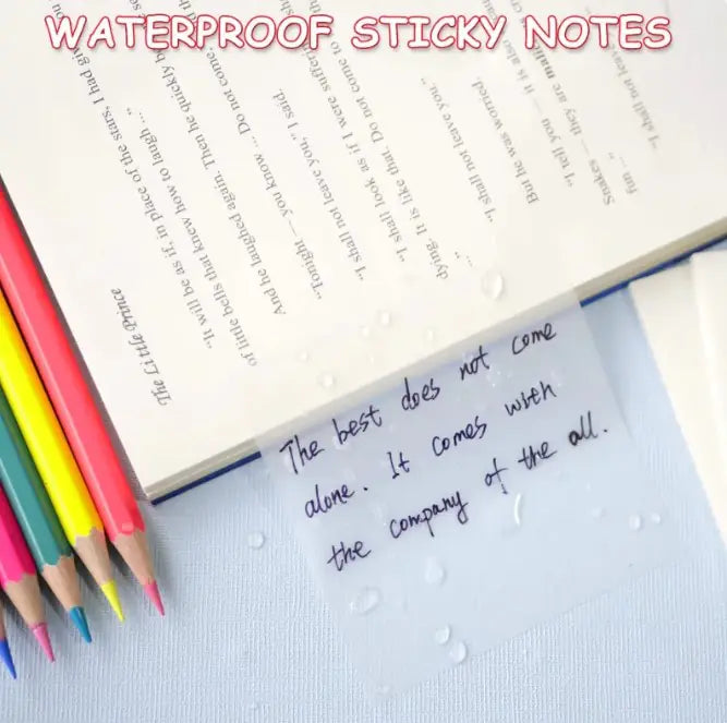 Transparent Note Sticker WEM Support (www.WEM.support)