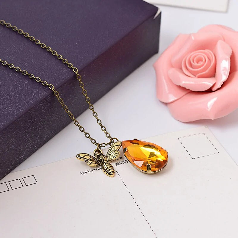 Amber Crystal Pendant WEM Support (www.WEM.support)
