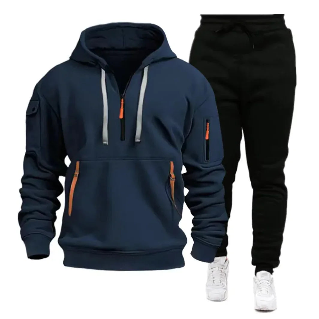 Men's Multi-Pocket Hoodie WEM Support (www.WEM.support)