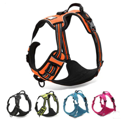 Truelove Adjustable Reflective Nylon Dog Harness WEM Support (www.WEM.support)